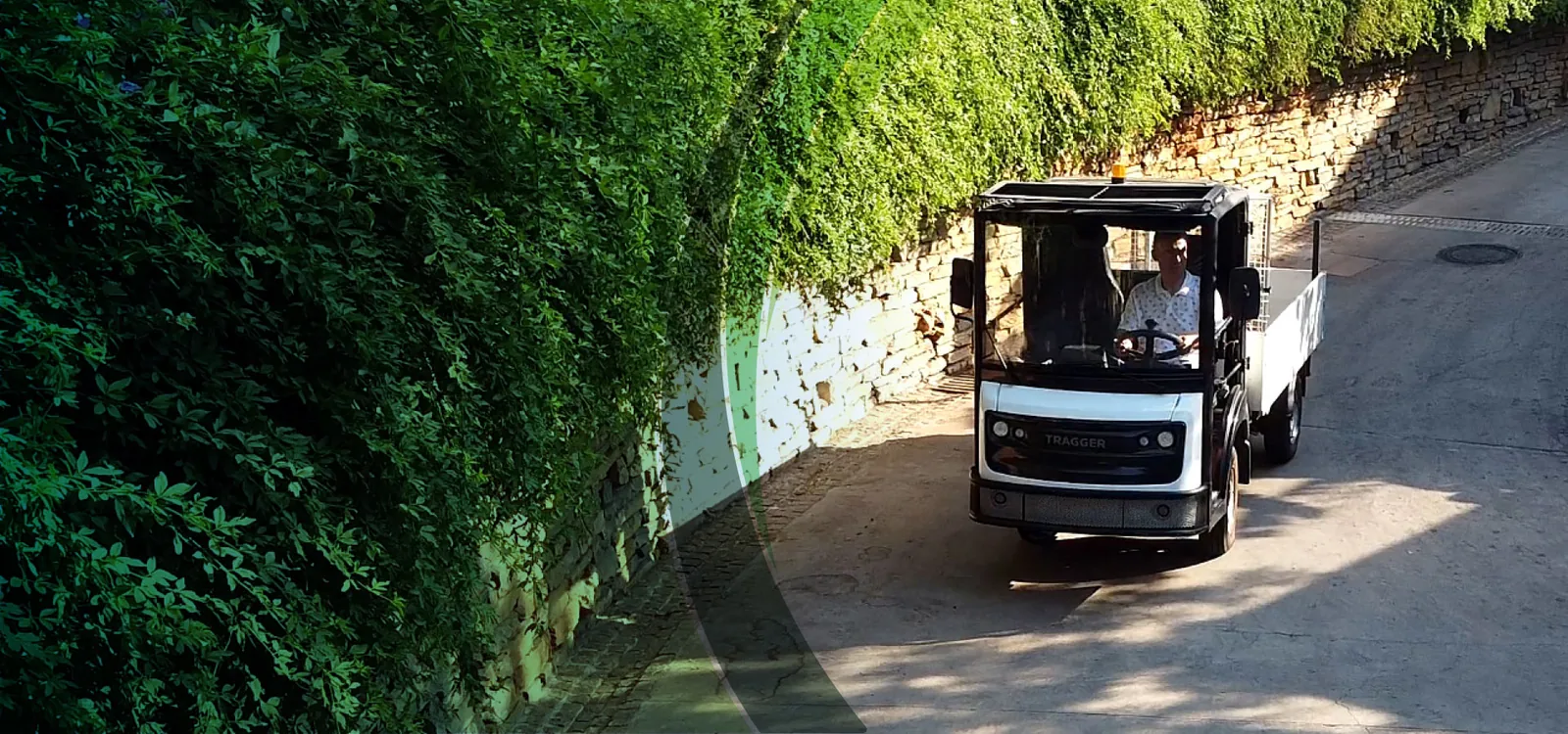 TRAGGER elektrikli araç sahada kullanımda